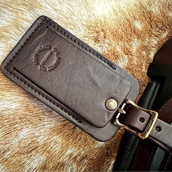 Filson Bags Filson Leather Brass Weatherproof Rolling Medium Carry